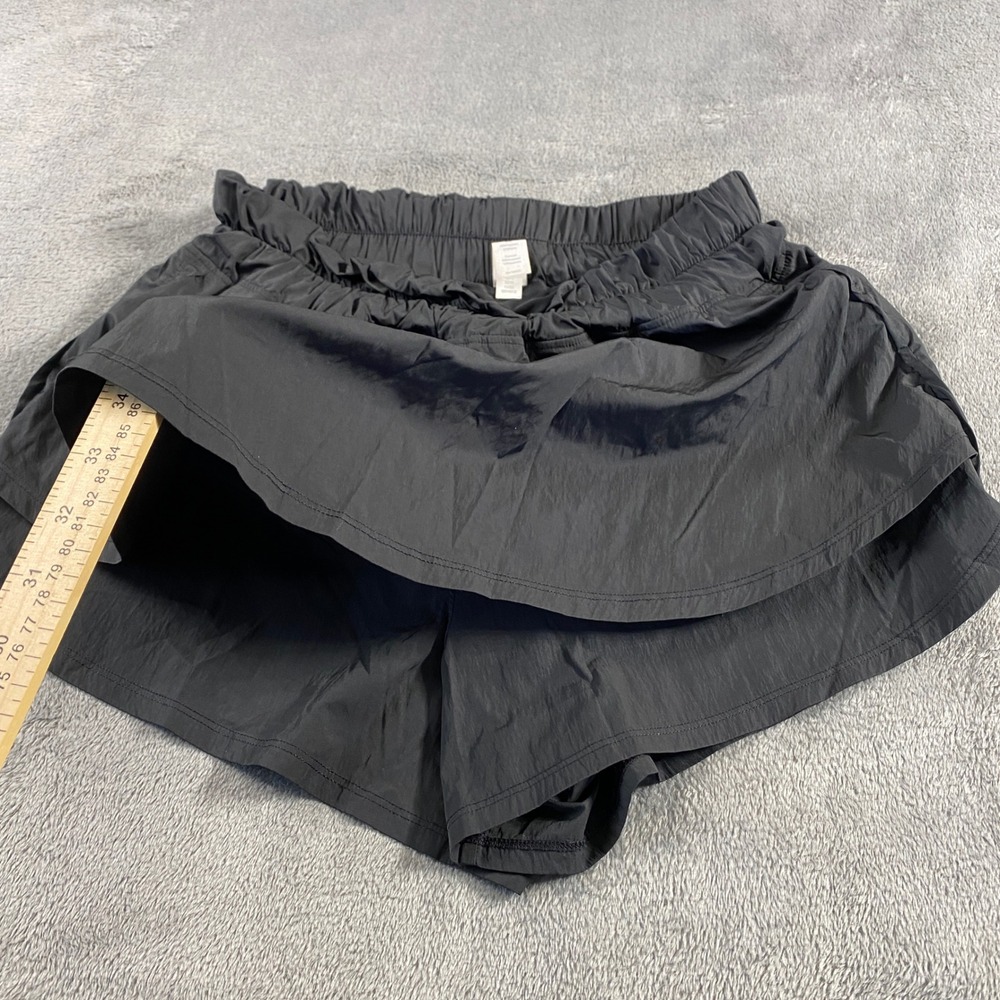 Yogalicious Skort Womens M Black SKY4312 Athletic Running Tennis Layered Gym
